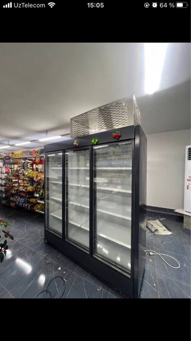 Barcha Turdagi Vitrina xolodilniklar zakaz asosida yasimiz