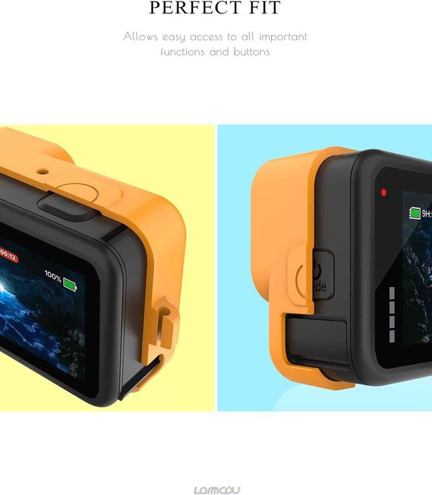 Силиконов , защитен  калъф Lammcou за камера Hero 12 11 10 9