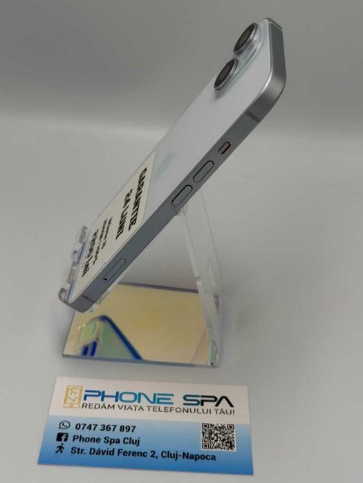 iPhone 15 256Gb 100%- Din magazin,cu garantie! RATE TBI !