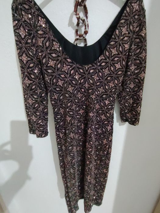 Официална рокля с брокат