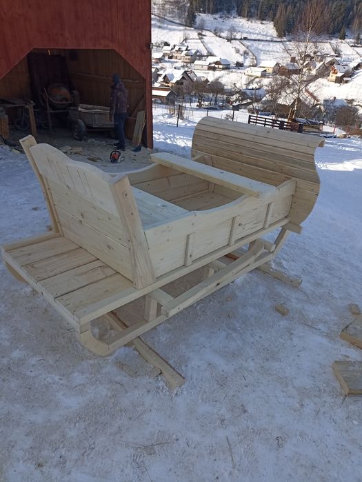 De vînzare sanie făcută din lemn de mesteacan mai multe detalii la tel