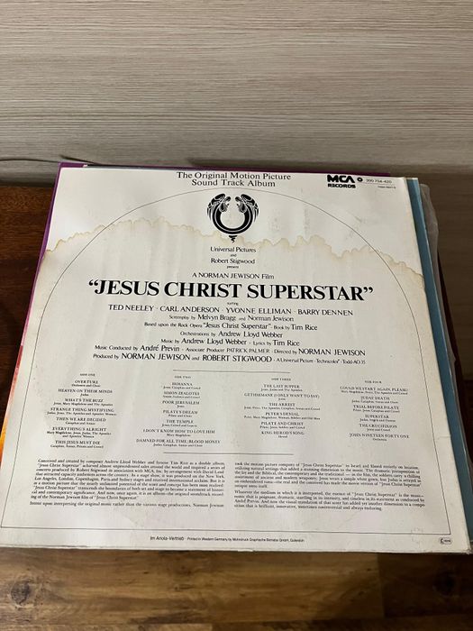Виниловая пластинка Jesus Christ Superstar A.L.Webber