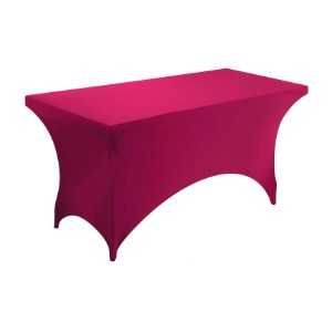 Правоъгълна кетъринг маса 180/75 под наем + еластан 19 лв/бр