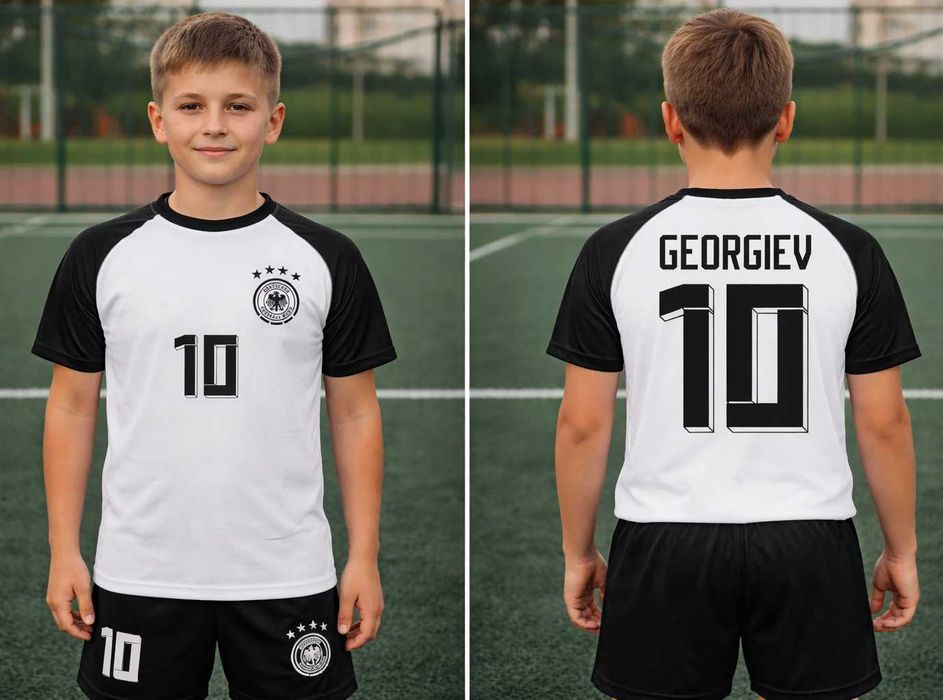 СВЕТОВНО 2026! Футболни екипи ГЕРМАНИЯ / GERMANY с ИМЕ и НОМЕР! Поръчай на ОТБОР по ИЗБОР!