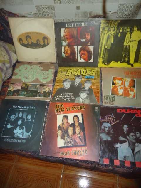 Коллекция Виниловых пластинок зарубежка советская и узбекская эстрады.