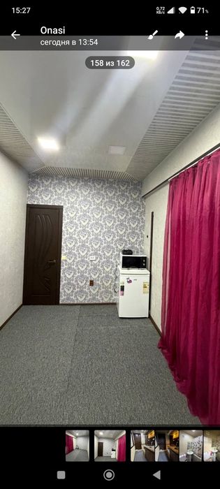 Сдаётся 1 ком квартира на Юнусабад Бадамзар  бывшая общежитие