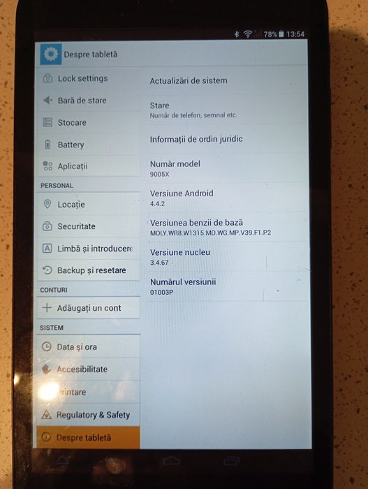 Tableta Alcatel One touch