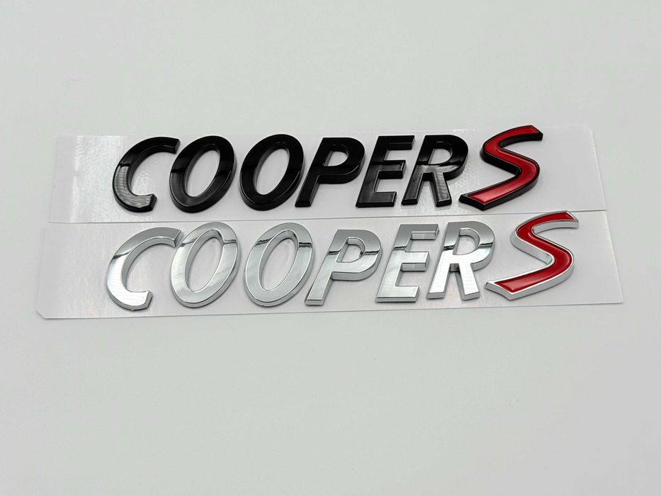 Emblema Compatibila Mini COOPER S negru