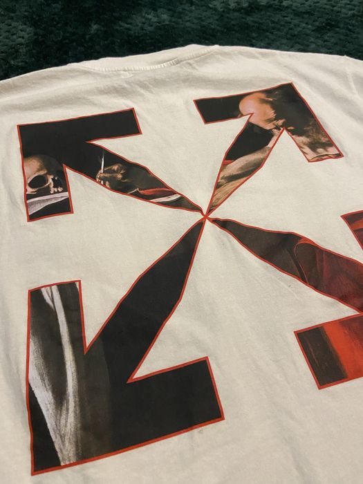 Tricou off-white caravaggio
