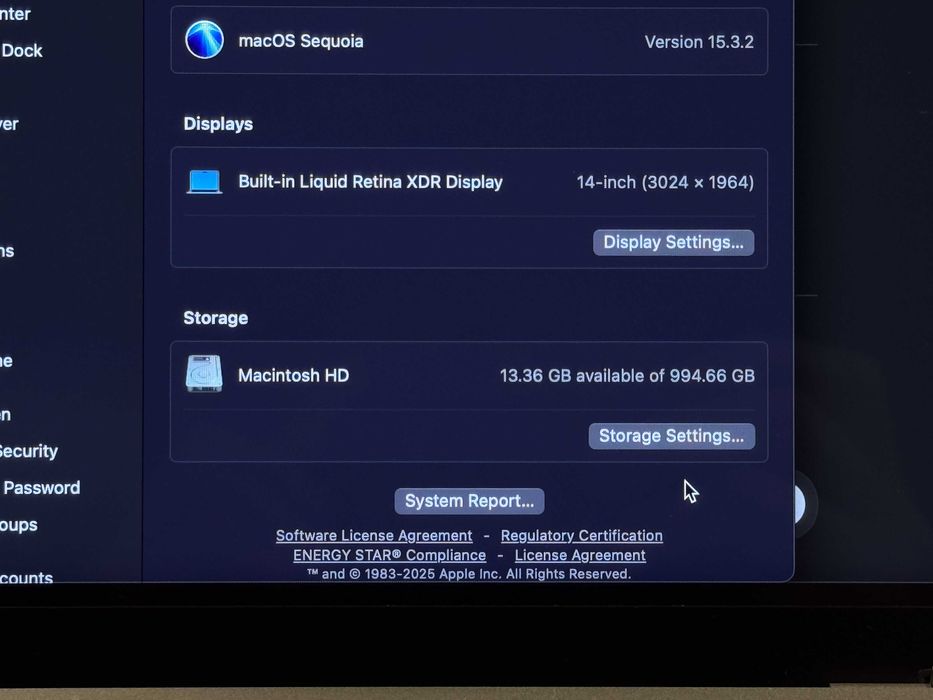 Apple Macbook Pro 14" M1 Pro 16 GB RAM 1 TB SSD