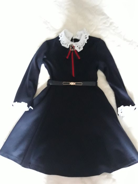 Красивое школьное платье