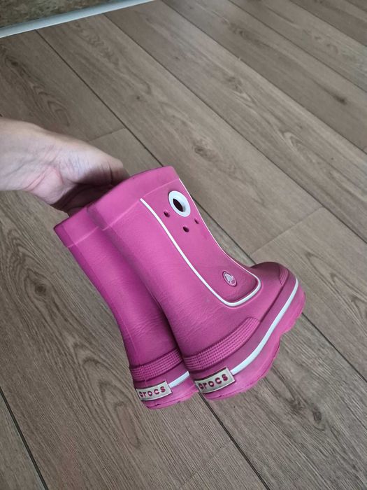 Чисто нови детски гумени ботуши Crocs Crocband Jaunt, размер C12/13 (29-30)