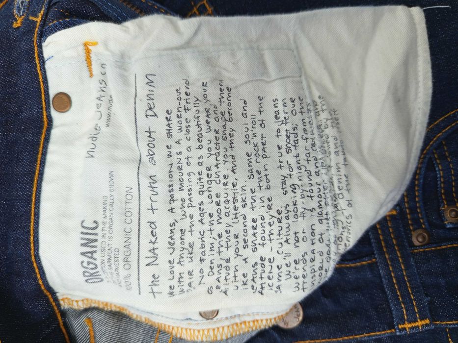 NUDIE JEANS Sweden - Ethical luxury - 100% Cotton Denim Jeans