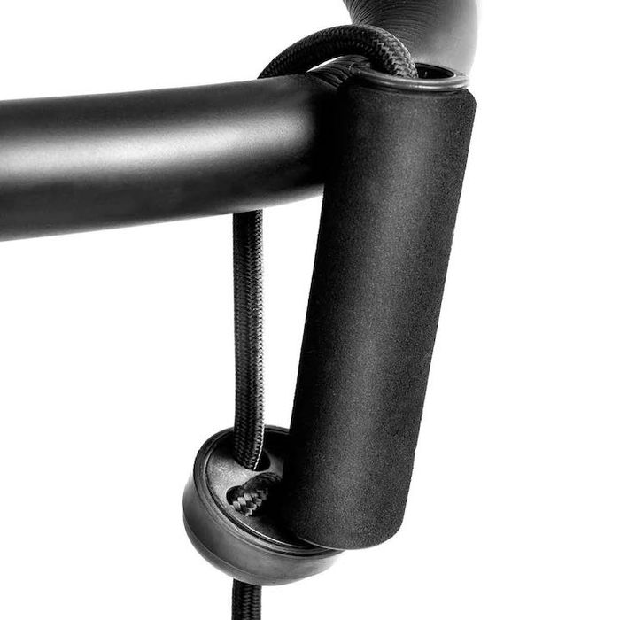 Механичен фитнес велосипед със струни PROGRESSIVE BM1000, Сиво-Черен