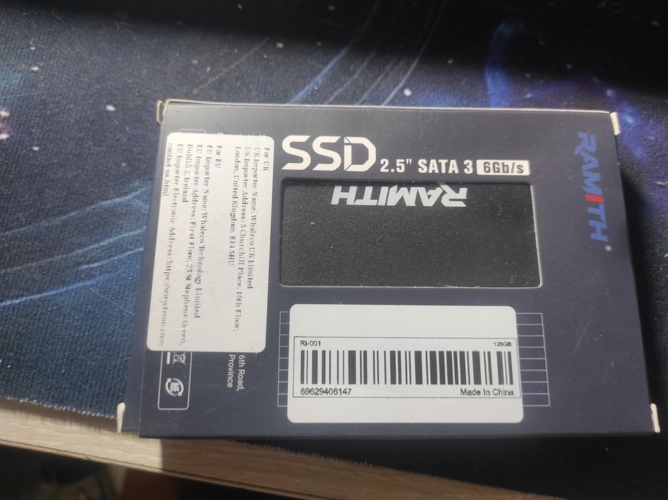 Продается новый ssd диск 128gb