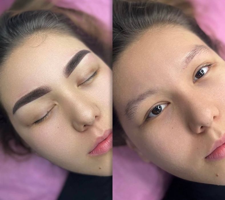 Акция! Растушевка бровей 300тысяч перманентный  губ Растушёвка Татуаж