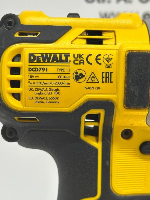 Masina de insurubat si gaurit DeWalt DCD791P2, 18V XR, 5Ah -I-