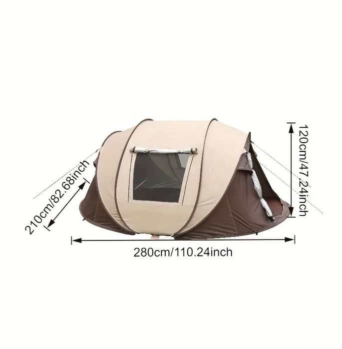 Саморазгъваща палатка до 4 човека