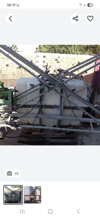 Пръскачка 600 литра