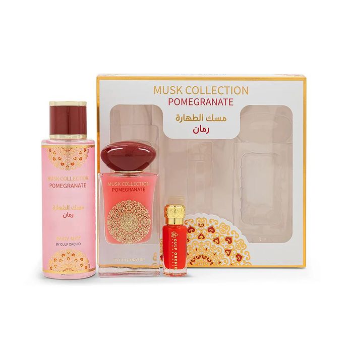 Подаръчен комплект Gulf Orchid Musk Tahara – [спрей за тяло, парфюм EDP, мускусно масло]
