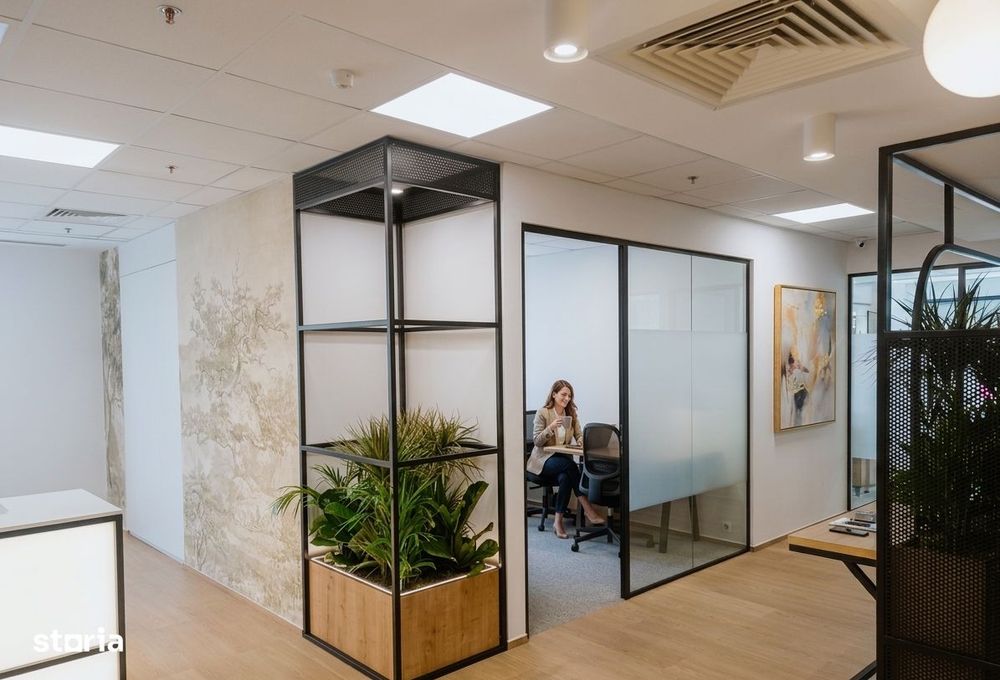 Birou Premium cu servicii complete pentru 4 persoane Victoria Center