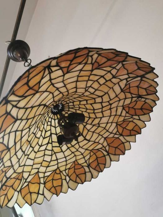 Candelabru tiffany cu lant