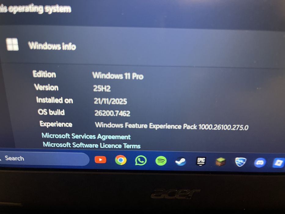 Laptop gaming acer aspire 7+accesorii