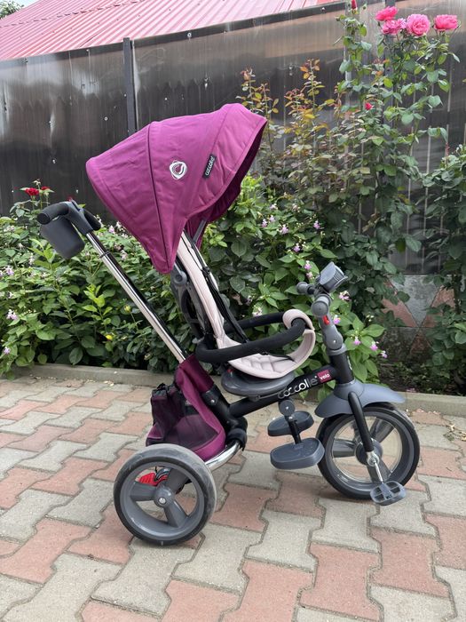 Tricicleta multifunctionala 4 in 1 cu sezut reversibil Coccolle Velo Violet