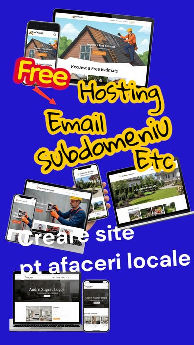 Creare Site web prestari servicii