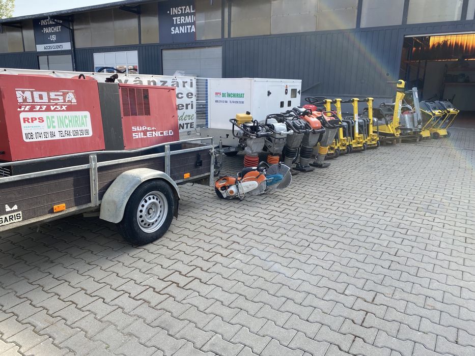 Placa compactoare mai compactor generator trifazic vibrator