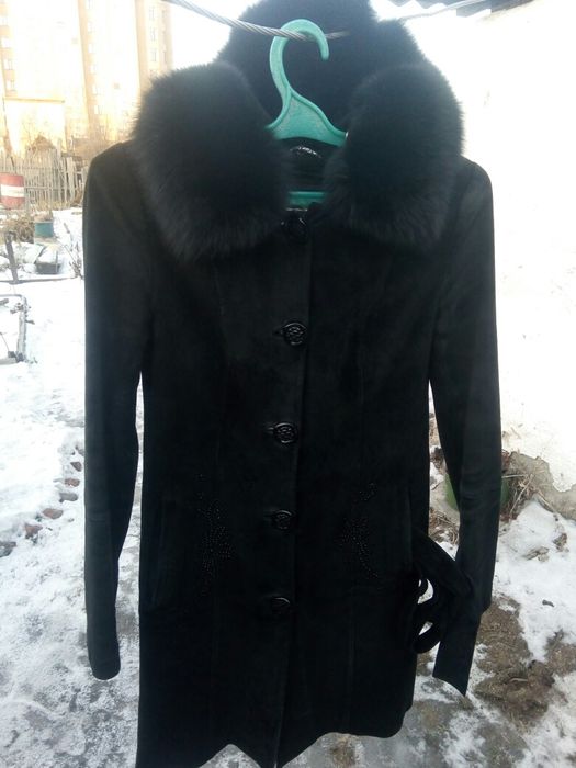 Продам плащ, натуральная замша