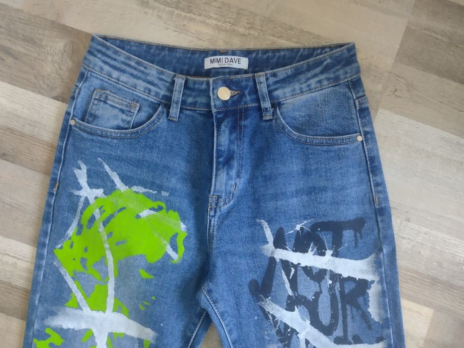 Дамски ефектни дънки