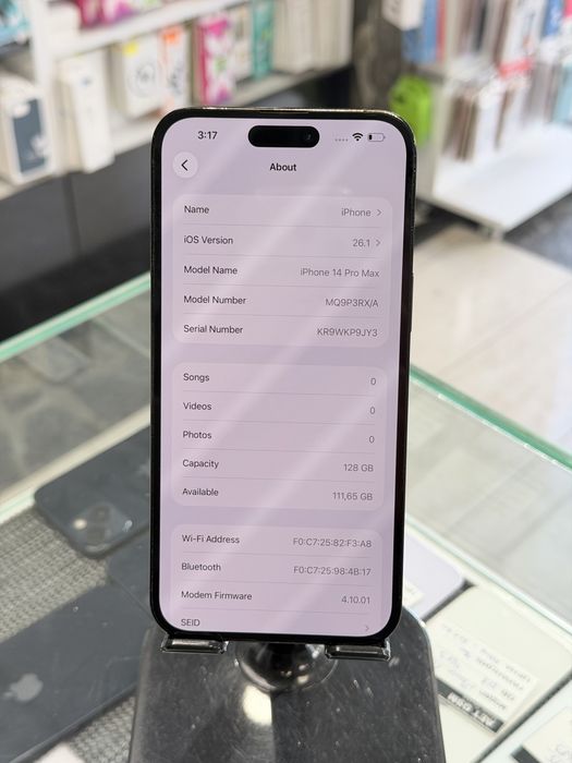 Apple iPhone 14 Pro Max 128GB Black