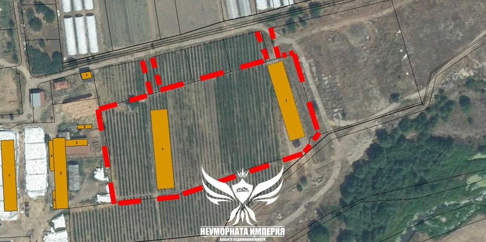 Продавам парцел/имот 11864кв.м. статут за производствен, складов обект в квартал Дебър на град Първомай