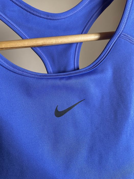 Спортно бюстие NIKE в син цвят