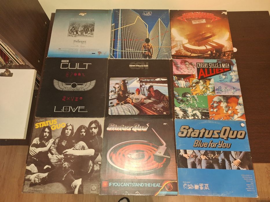 Discuri vinyl vinil rock 9 buc