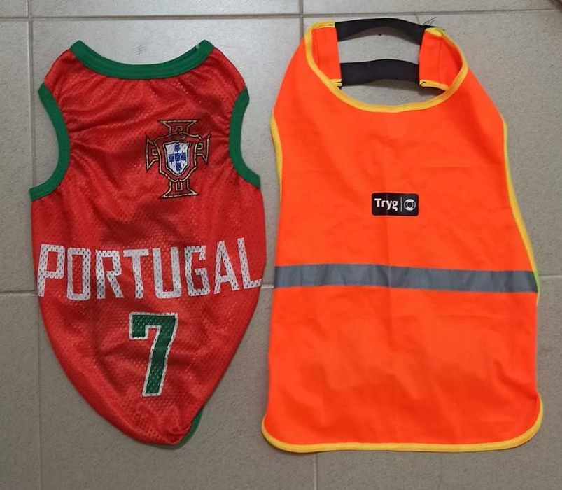 Нова светлоотразителна жилетка и футболна дреха куче среден размер М