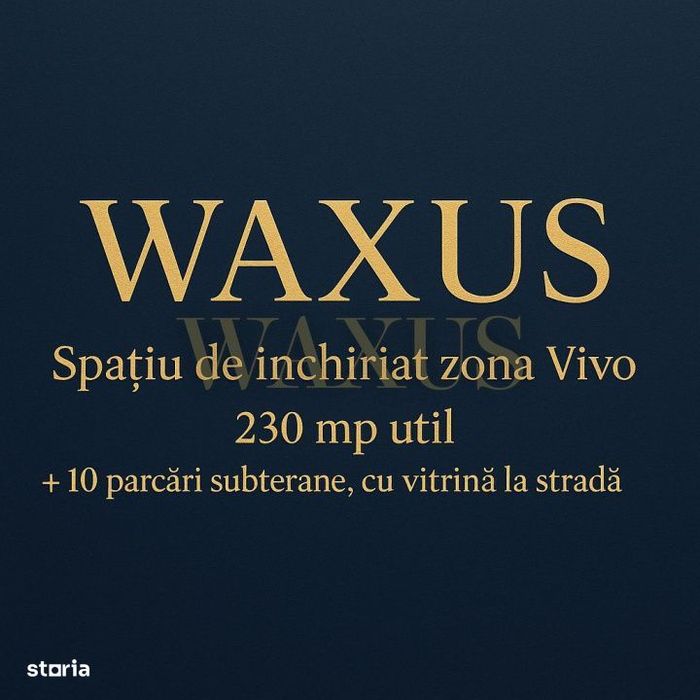 Spatiu comercial, 230 MP utili, 10 parcari, zona Vivo