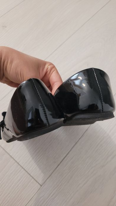 Balerini negri piele lacuita impecabili copii Masura 32