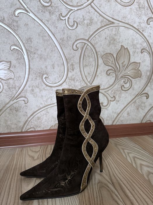 Сапожки со стразами