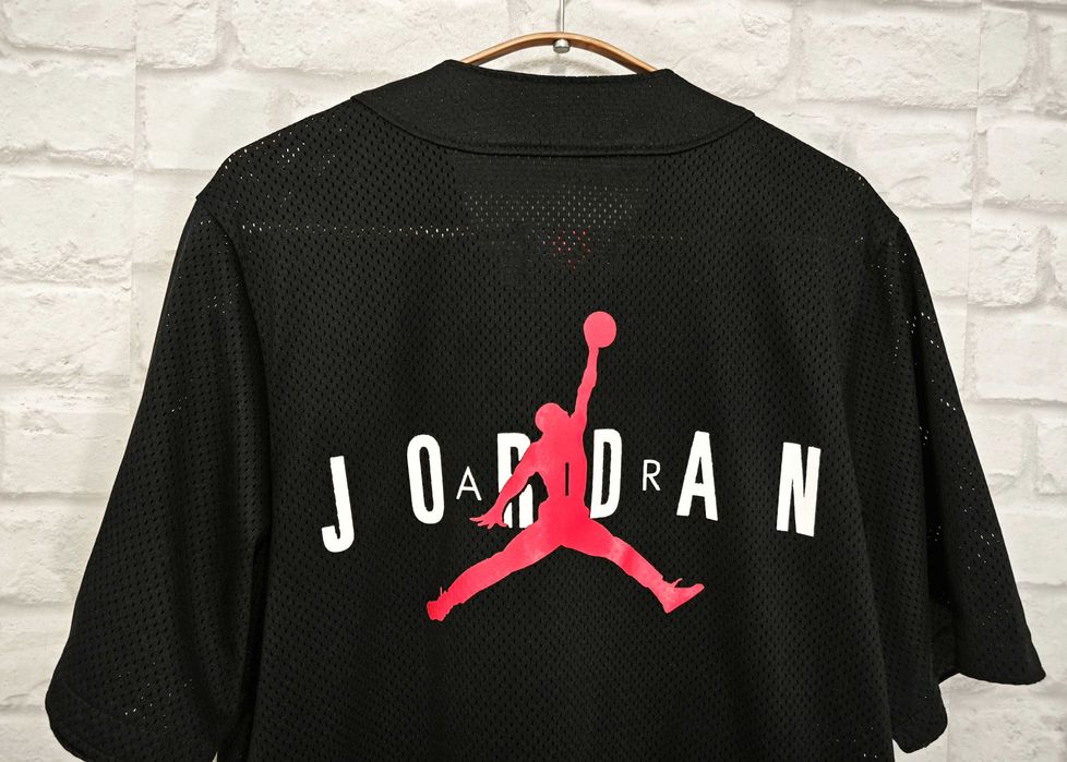 Nike Jordan Air Mesh Оригинална мъжка тениска риза с копчета размер М