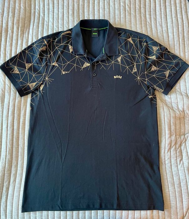 Hugo Boss мъжка тениска с яка оригинална