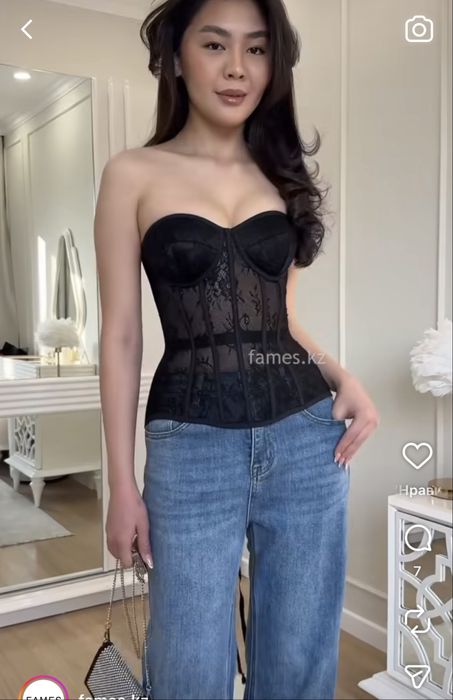 Корсет, черный карсет