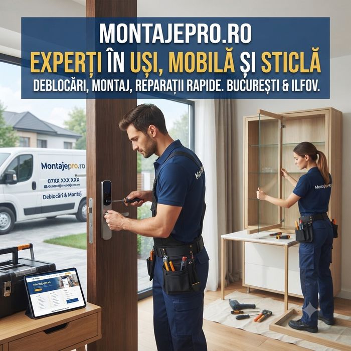 Montaj uși interioare București | reparații uși | montaj mobila | Deblocări uși metalice