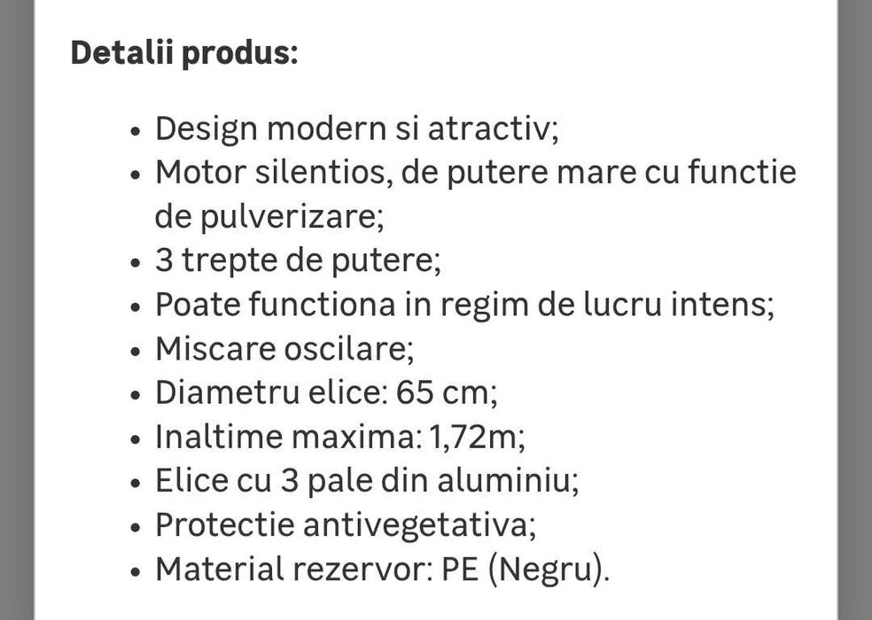 Ventilator cu apa  Vortex VO4211