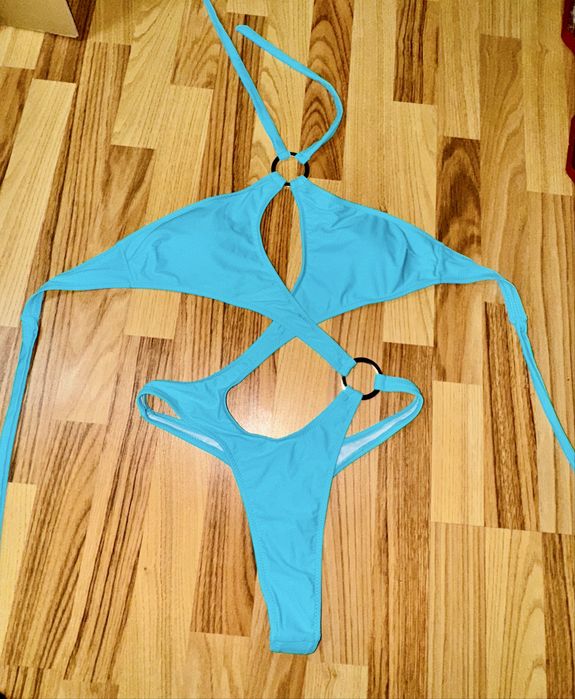 Costum de baie turcoaz