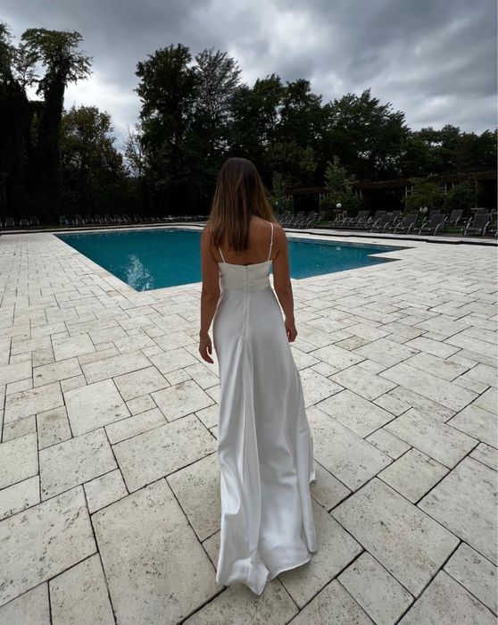 Rochie alba de seara