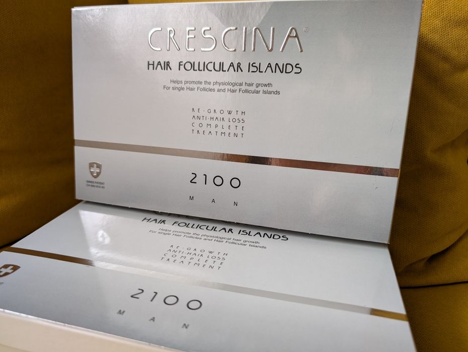*ПРОМОЦИЯ* Терапия за коса Crescina Follicular Islands 2100 Man, 2 бро