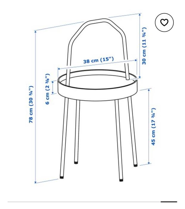 Помощна маса BURVIK Ikea