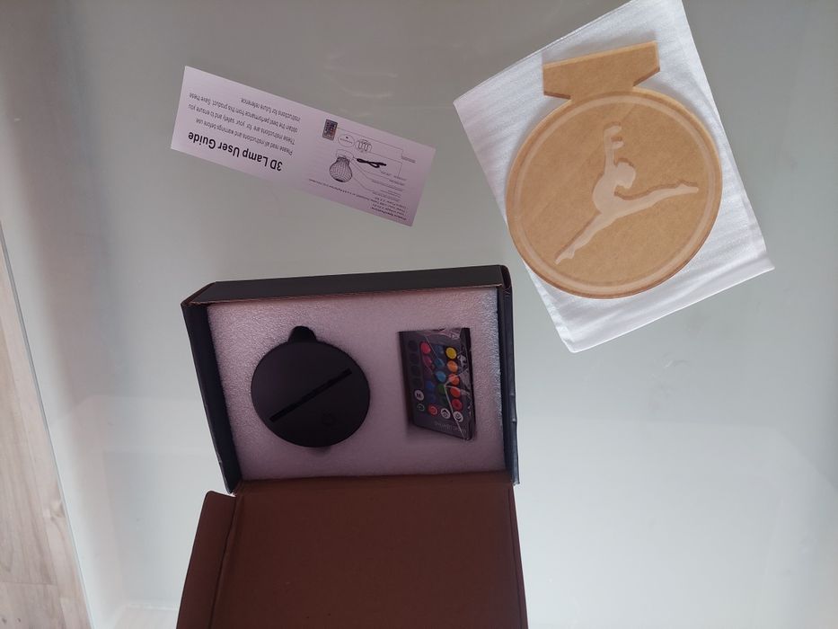 Нощна лампа " Художествена гимнастика "